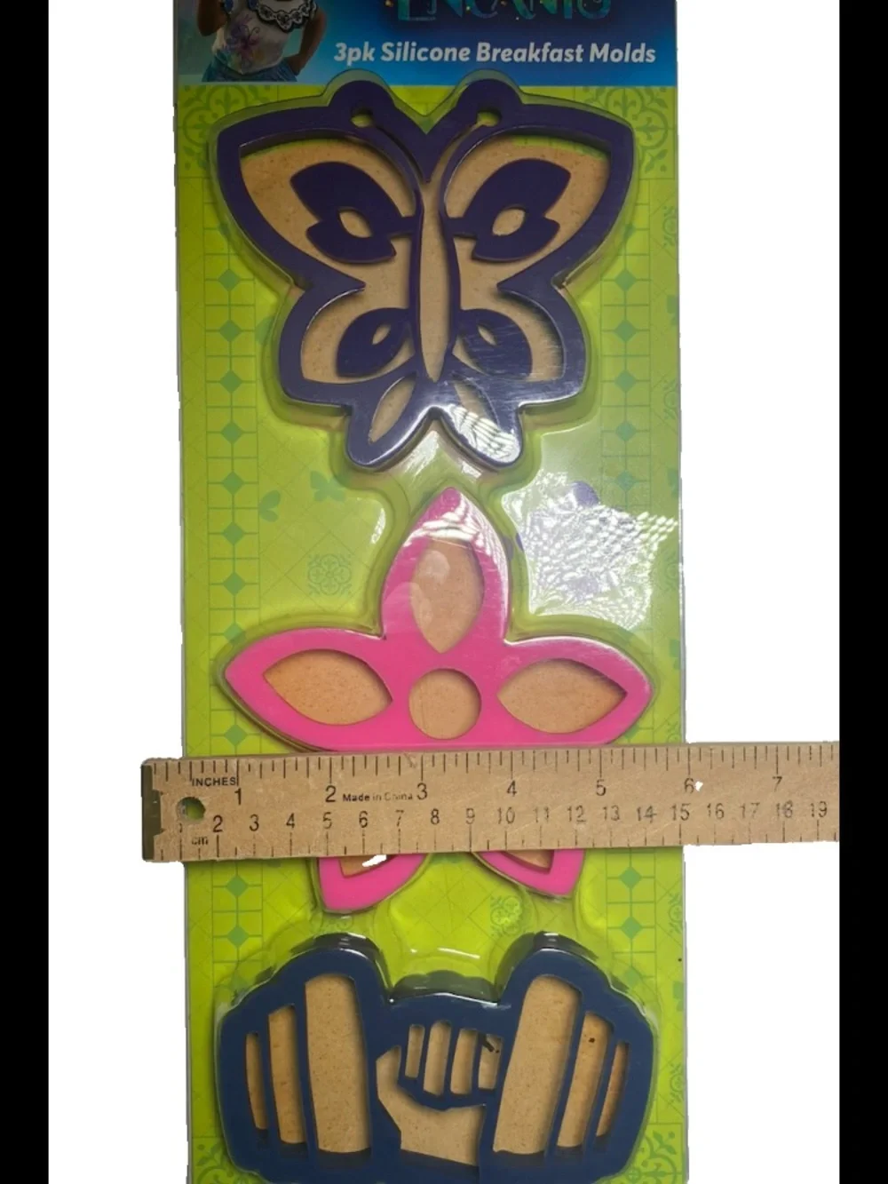 DISNEY ENCANTO 3 Pack Silicone Breakfast Molds Great for Pancakes Eggs & Crafts